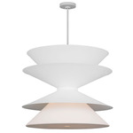 Chambord Pendant - Cast Plaster / Paper White