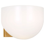 Cheverny Wall Sconce - Burnished Brass / Milk