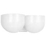 Cheverny Bathroom Vanity Light - Matte White / Milk