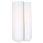 Cheverny Double Wall Sconce - Matte White / Milk