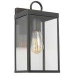 Howell Outdoor Wall Sconce - Antique Bronze / Clear / White