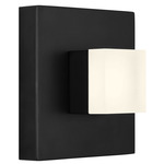 Brander Wall Sconce - Midnight Black / Frosted