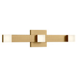 Brander Bathroom Vanity Light - Satin Brass / Frosted