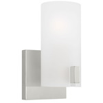 Rhode Wall Sconce - Chrome / Etched Glass