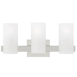 Rhode Bathroom Vanity Light - Chrome / Etched Glass