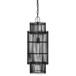 Elio Long Pendant - Black