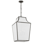 Arnio Pendant - Aged Iron / White Linen
