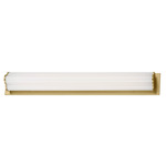 Freya Bathroom Vanity Light - Burnished Brass / Milk