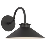 Modern Barn Dark Sky Outdoor Wall Light - Textured Black