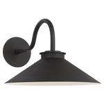 Modern Barn Dark Sky Outdoor Wall Light - Textured Black