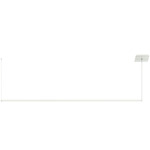 Zipp Suspension w/End Feed Power/White Louver - Open Box - White / White / White Louver