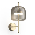 Jube Wall Sconce - Overstock - Matte Gold / Smoky