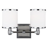 Prospect Park Bathroom Vanity Light - Open Box - Satin Nickel / White