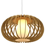 Stecche Di Legno 1489 Pendant - Louro Freijo / White