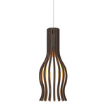 Balloon 1490 Pendant - American Walnut / White
