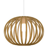 Balloon Glass Pendant - Louro Freijo / White