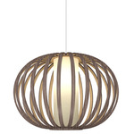 Balloon 1494 Pendant - American Walnut / White