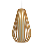 Balloon 1495 Pendant - Teak / White