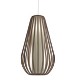 Balloon 1495 Pendant - American Walnut / White
