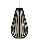 Balloon 1495 Pendant - Charcoal / White