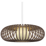 Balloon 1496 Pendant - American Walnut / White