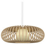Balloon 1496 Pendant - Maple / White