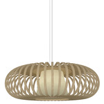 Balloon 1496 Pendant - Sand / White