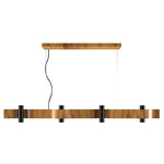Flow Linear Pendant - Teak