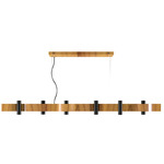 Flow Linear Pendant - Teak