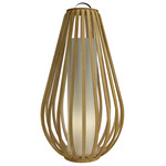 Balloon Floor Lamp - Louro Freijo / White Linen