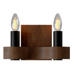 Flow Wall Sconce - Imbuia