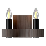 Flow Wall Sconce - American Walnut