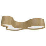 KS Organic Color-Select Ceiling Flush Light - Sand / White Acrylic