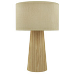 Conico Table Lamp - Sand / White