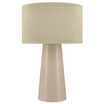 Conico Table Lamp - Cappuccino / White