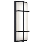 August Color-Select Outdoor Wall Light - Black / White
