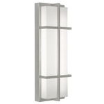 August Color-Select Outdoor Wall Light - Painted Nickel / White