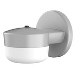 Benton Color-Select Outdoor Wall Light - Textured Gray / White