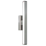 Brock Color-Select Bathroom Vanity Light - Satin Nickel / Frosted
