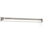 Cory Color-Select Wall Light - Satin Nickel / White
