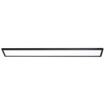 Delgado Color-Select Ceiling Flush Light - Black / Frosted