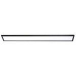 Delgado Color-Select Ceiling Flush Light - Black / Frosted