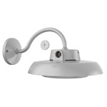 Gilbert Color-Select Outdoor Wall Light - Textured Gray / Clear