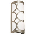 Lake Wall Sconce - Painted Nickel / White