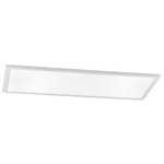 Lugano 48x24 Color-Select Ceiling Flush Mount - White / White