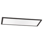 Lugano 48x24 Color-Select Ceiling Flush Mount - Black / White
