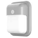 Patton Color-Select Outdoor Wall Light - Textured Gray / White