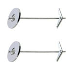 Kable Lite Plaster Anchors - Silver
