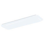 Rigby Ceiling Flush Light - White / White