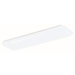 Rigby Ceiling Flush Light - White / White
